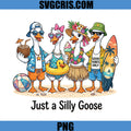 Just A Silly Goose PNG, Funny Summer Goose PNG