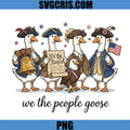 We The People Goose PNG, Patriotic Founding Goose PNG