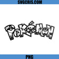 Pokemon Silhouette Characters PNG, Anime Creature Logo PNG