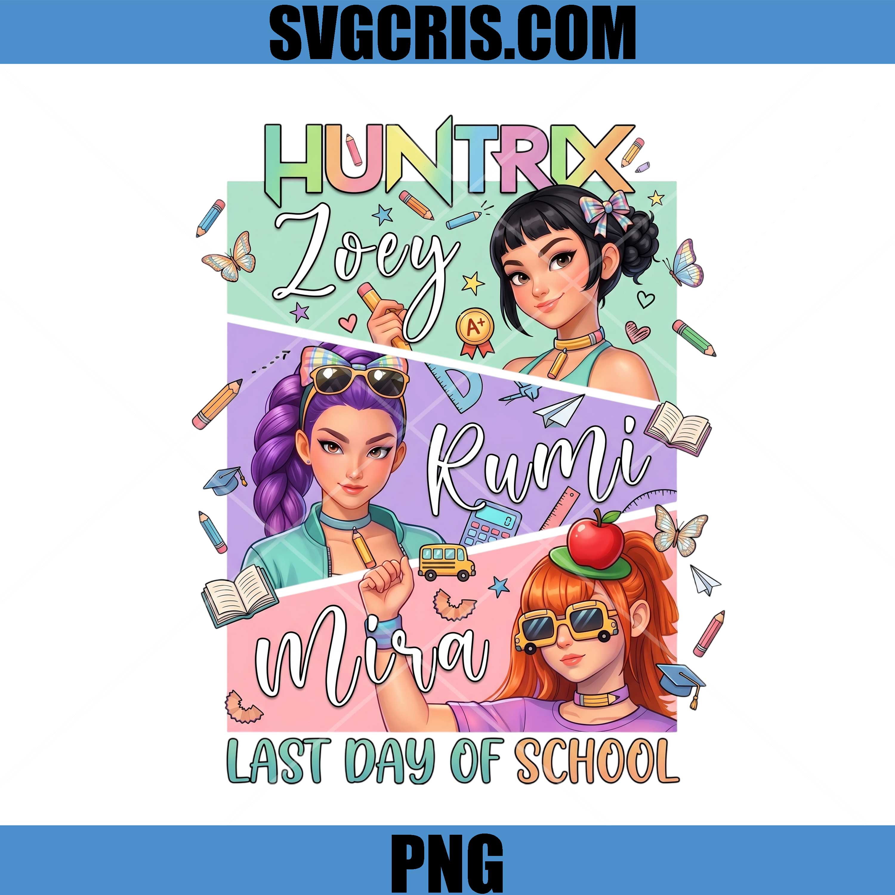 Last Day Of School Kpop PNG, Zoey Rumi Mira School PNG