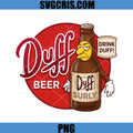 Duff Beer Surly Bottle PNG, Funny Drink Duff Art PNG