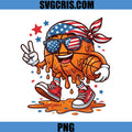 USA Basketball Mascot PNG, Patriotic Sports Cartoon PNG