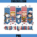 Proud To Be American PNG, Snoopy Patriotic Independence Day PNG