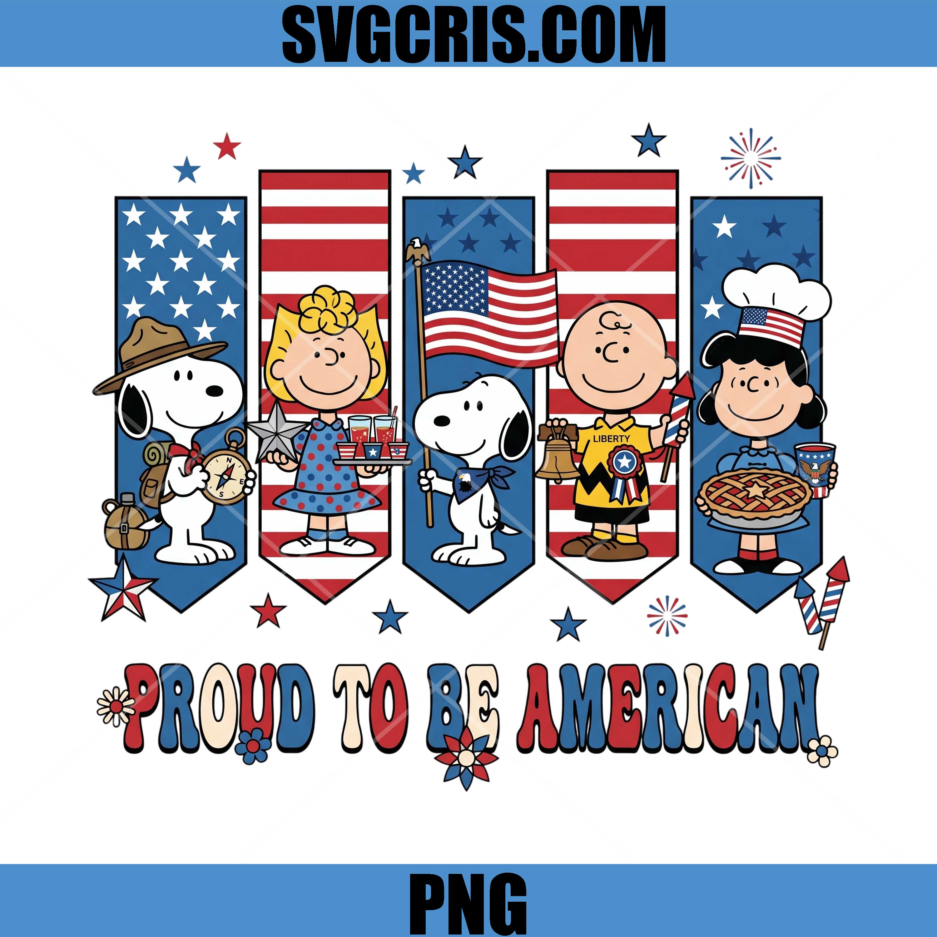 Proud To Be American PNG, Snoopy Patriotic Independence Day PNG