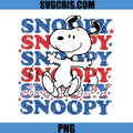Snoopy Patriotic Vintage PNG, Fourth Of July Snoopy PNG