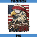 America 250 Eagle Bandana PNG, Patriotic USA Flag PNG