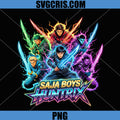 Saja Boys Huntrix Retro PNG, Neon Sword Warriors PNG