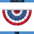 American Flag Bunting PNG, Independence Day Banner PNG