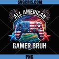 All American Gamer Bruh PNG, Patriotic Gaming Controller PNG