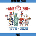 America 250 Patriotic Goose PNG, 1776 To 2026 Anniversary PNG