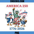 America 250 Anniversary Celebration PNG, Patriotic Geese 1776 2026 PNG