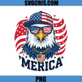 Merica Eagle PNG, Patriotic American Flag Eagle PNG