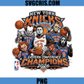 New York Knicks PNG, Eastern Conference Champions 2026 PNG, Horror Movie Basketball Crossover PNG
