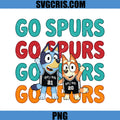 Bluey Spurs Basketball PNG, Cute Cartoon Sports PNG