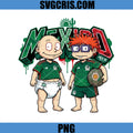 Mexico Soccer Kids PNG, Tommy And Chuckie Mexico Fan PNG