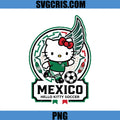 Mexico Football Kitty PNG, Hello Kitty Soccer Fan PNG