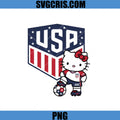 USA Hello Kitty Soccer PNG, Hello Kitty USA Team PNG