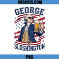 George Washington Beer Parody PNG, America Humor PNG