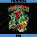 Morocco Soccer Number 2 PNG, Morocco World Cup Fan PNG