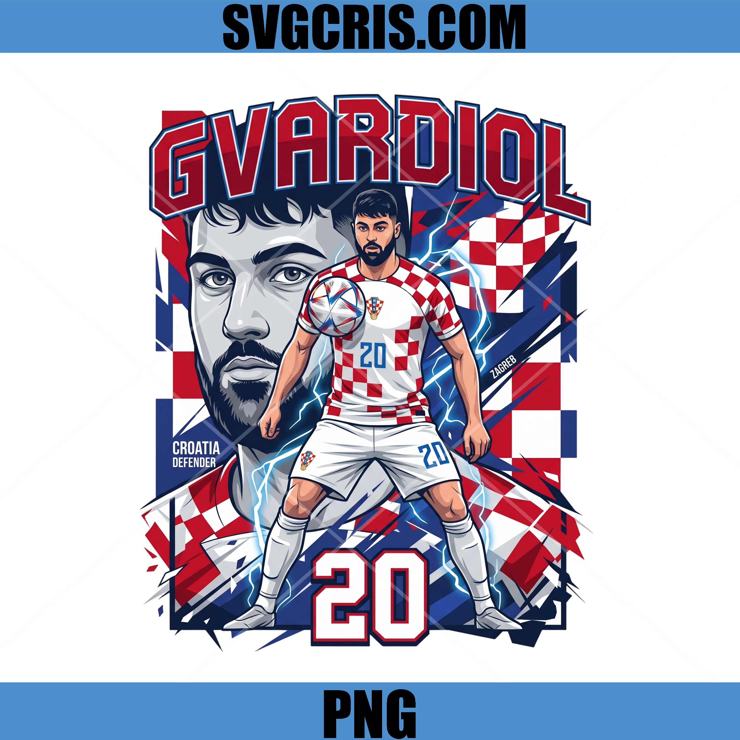 Josko Gvardiol Croatia Football PNG, Croatia National Team Word Cup PNG