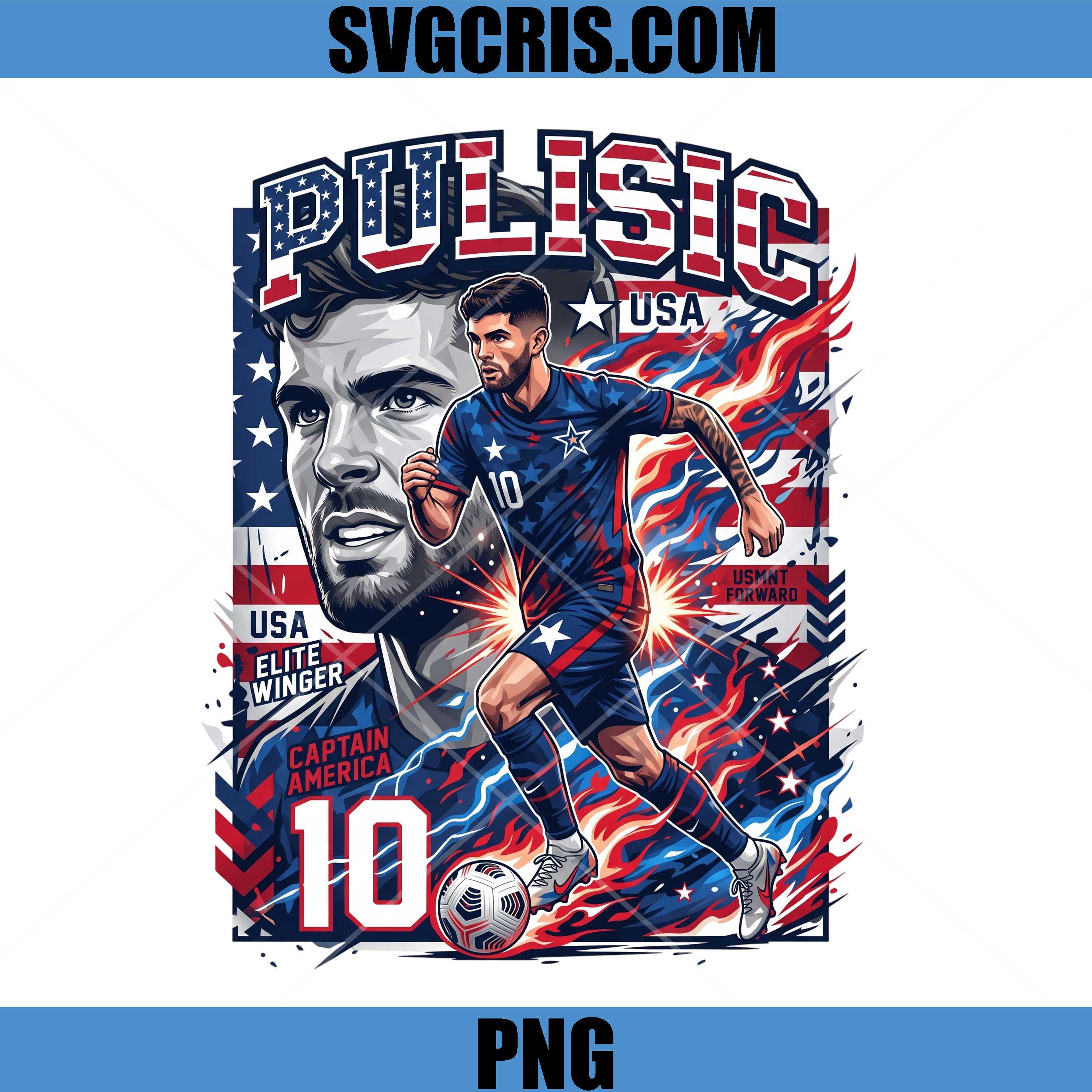 Christian Pulisic Word Cup PNG, USA Elite Winger Football Word Cup PNG