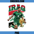 Iraq Football Star Word Cup PNG, Iraq National Team PNG