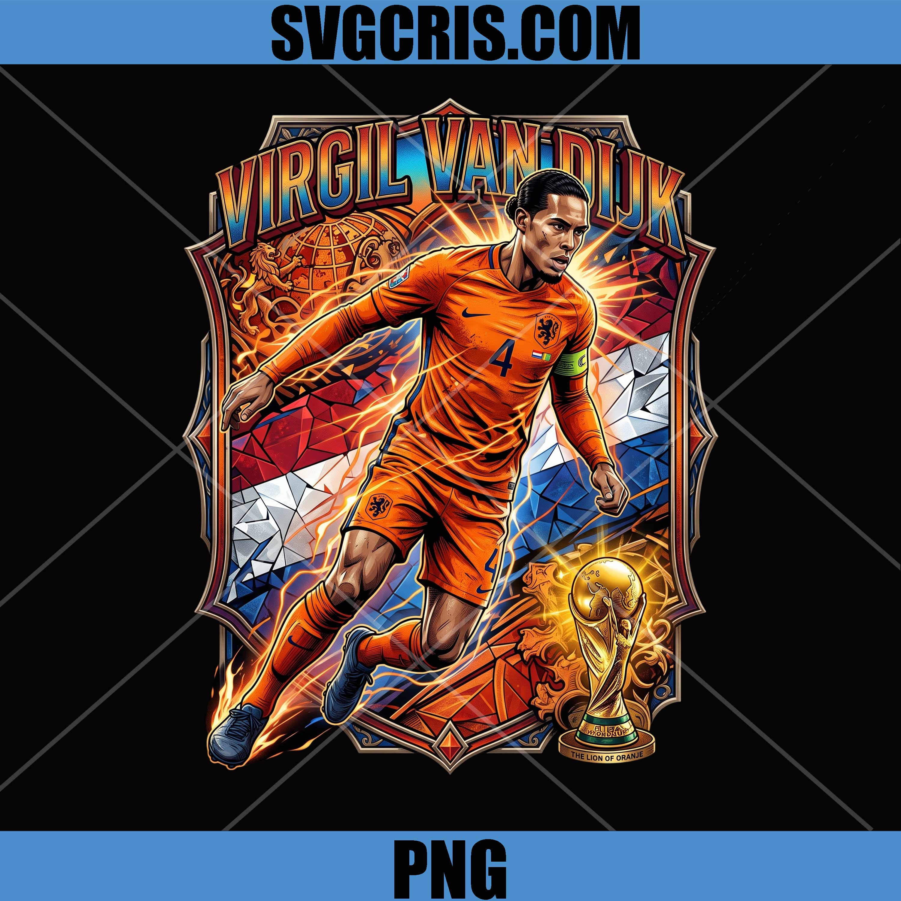 Virgil Van Dijk Football PNG, Netherlands Soccer Star PNG