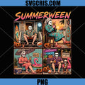Summerween Michael Myers PNG, Summer Halloween Vacation PNG