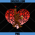 Retro Heat Love Rock On Bigfoot PNG, Sasquatch Drink PNG