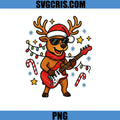 Rockin’ Reindeer PNG, Christmas Groove PNG