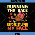 Running The Race Before Stuffing My Face PNG, Turkey Trot Running PNG