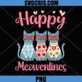 Russian Blue Cat PNG, Happy Meowentines Funny Valentine PNG