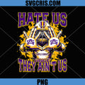 Saint Augustine Purple Knights Logo PNG, Hate Us Cause They Ain't US PNG