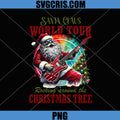 Santa Claus World Tour Christmas PNG, Rocking Around The Christmas Tree PNG