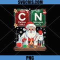 Science Christmas 6 7 Meme PNG, Santa Carbon Nitrogen Chemistry PNG