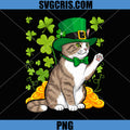 Shamrock Cat PNG, St Patricks Day PNG