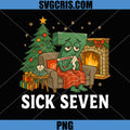 Sick Seven Christmas PNG, 67 Christmas Tree PNG, Number 67 Holiday PNG