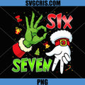 Six Seven Christmas Slang PNG, Cool Holiday Meme Graphic PNG
