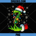 Six Seven Christmas Grinch Hand PNG, Funny 6 7 Holiday Meme Design PNG