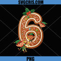 Six Seven Meme Gen Alpha Slang 6 7 PNG, Santa's Gingerbread PNG
