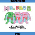 Smiling Friends Colorful PNG, Mr. Frog This is My Show PNG