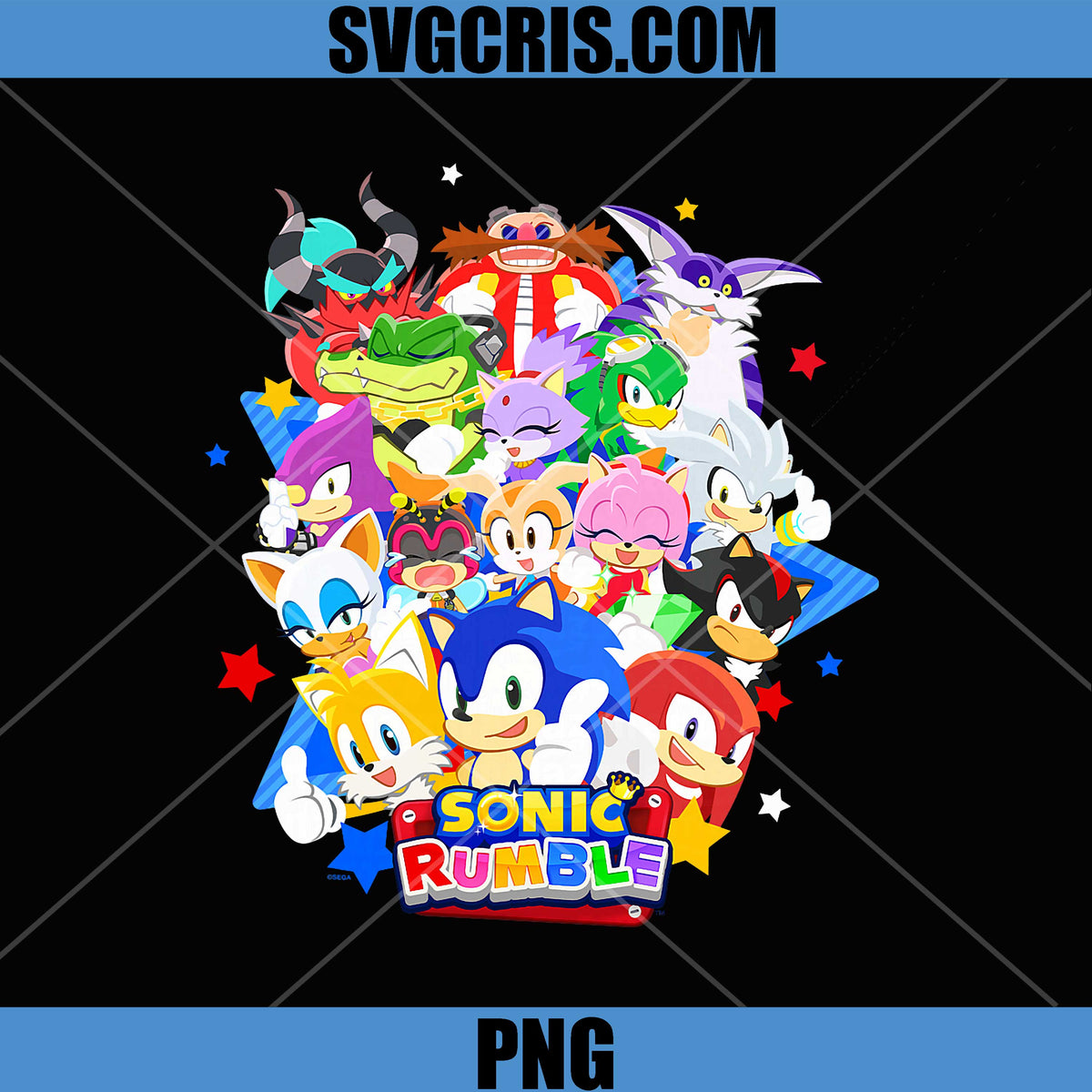 Character Stack Sonic Rumble Character Stack PNG, Sonic Friends Roll Call Group PNG ...
