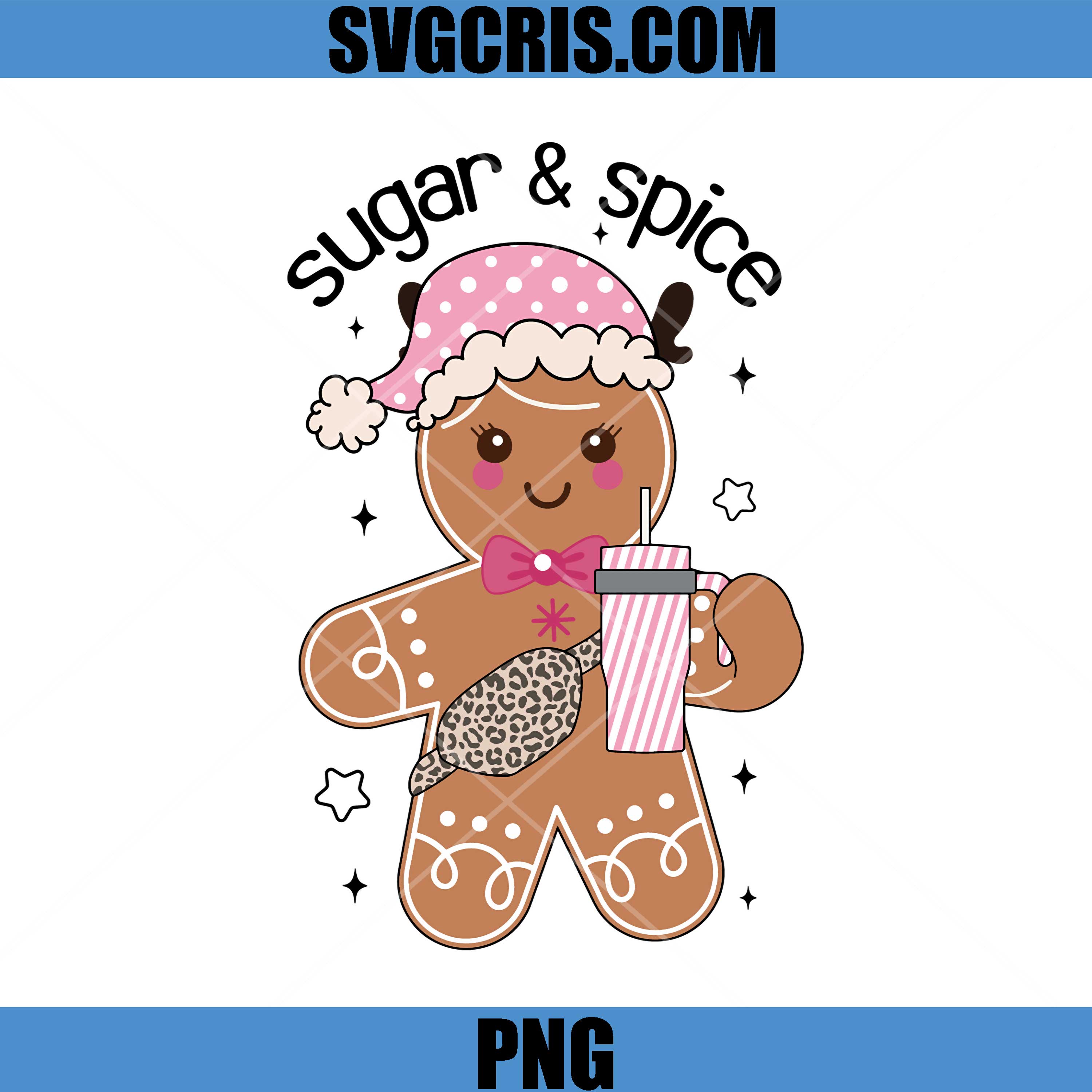 Sugar Spice PNG, Christmas Boo Jee PNG, Boujee Gingerbread PNG