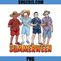 Summerween Horror Icons PNG, Summerween Party Design PNG