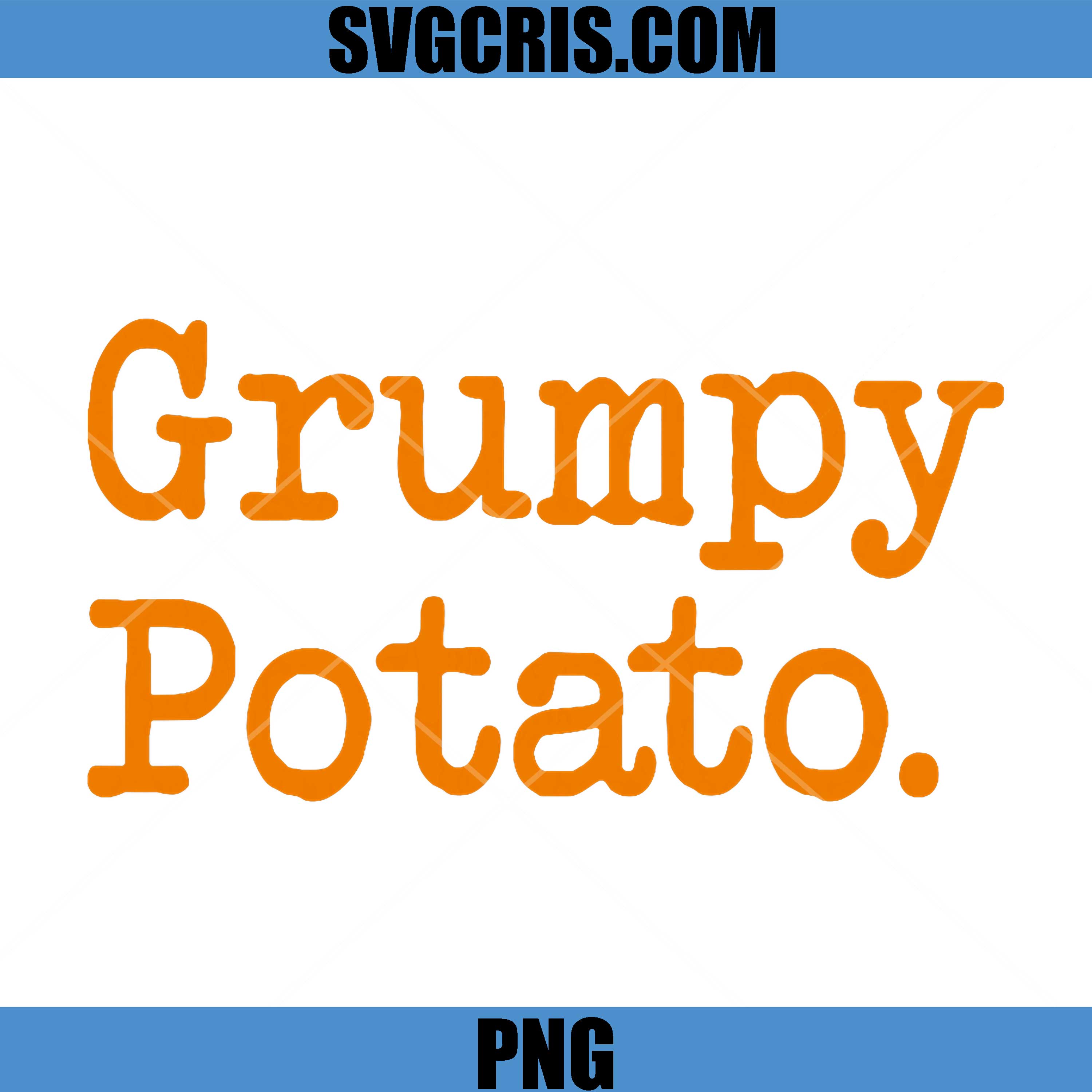 Sweet Potato Grumpy Potato PNG, Funny Thanksgiving Couples PNG