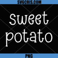 Sweet Potato PNG, Funny Thanksgiving PNG