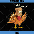Thanksgiving Turkey Cat PNG, Six Seven Funny PNG, 6 7 Thanksgiving PNG