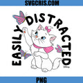 The Aristocats Marie PNG, Easily Distracted with Butterflies PNG 