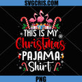 This is My Christmas Pajama PNG, Flamingos Holiday Fun PNG 