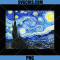 Vincent Van Gogh PNG, Painting The Starry Night PNG